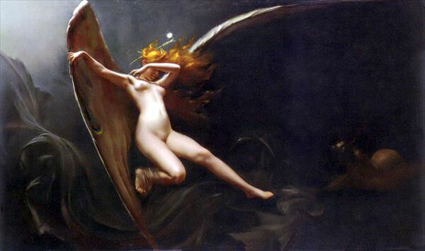 樂天商城 - 油絵 Falero Luis Ricardo_星空の妖精　MA2705