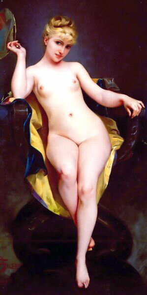 Rakuten - 油絵 Falero Luis Ricardo_ポーズ　MA2710