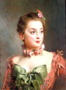油絵 Gustave Jean Jacquet_女の肖像 MA2717