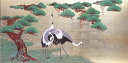 漆絵 鶴と松図 NH247