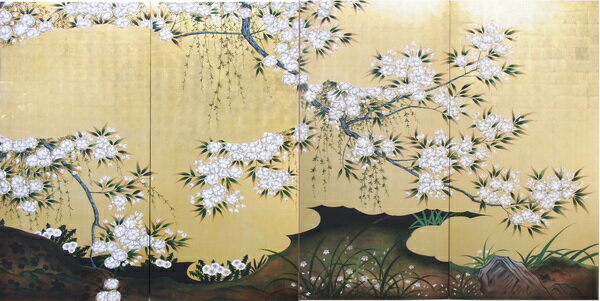 漆絵 長谷川久蔵の名作 桜図 全図 左隻 右隻 絵画制作専門アートユーラシア名画 日本画 絵画 絵画 漆 漆絵 長谷川久蔵の名作 桜図 全図 左隻 右隻 絵画制作専門アートユーラシア名画 日本画 絵画 絵画 漆
