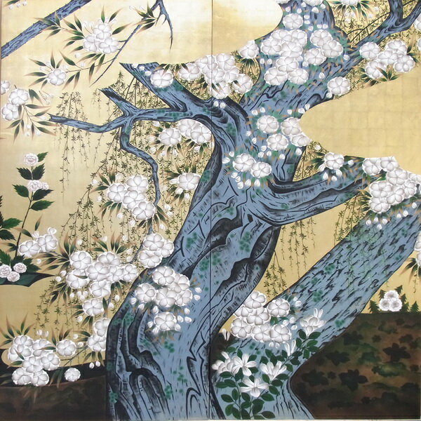 漆絵 長谷川久蔵の名作 桜図 全図 左隻 右隻 絵画制作専門アートユーラシア名画 日本画 絵画 絵画 漆 漆絵 長谷川久蔵の名作 桜図 全図 左隻 右隻 絵画制作専門アートユーラシア名画 日本画 絵画 絵画 漆
