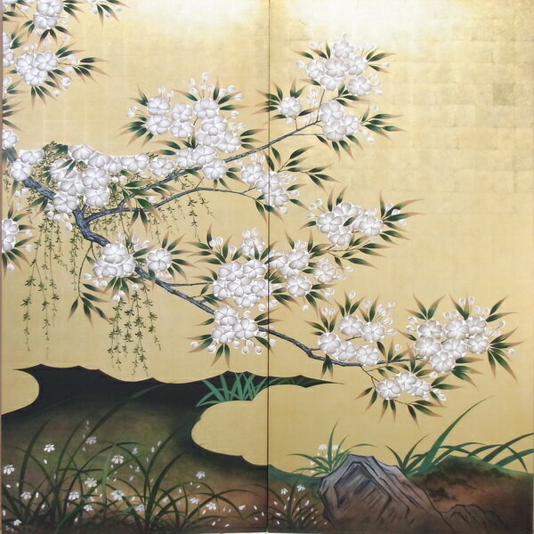 漆絵 長谷川久蔵の名作 桜図 全図 左隻 右隻 絵画制作専門アートユーラシア名画 日本画 絵画 絵画 漆 漆絵 長谷川久蔵の名作 桜図 全図 左隻 右隻 絵画制作専門アートユーラシア名画 日本画 絵画 絵画 漆
