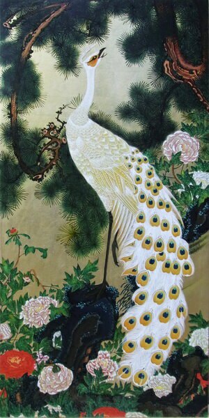 楽天市場】孔雀 絵画(絵画|アート・美術品・骨董品・民芸品 楽天市場】孔雀 絵画(絵画|アート・美術品・骨董品・民芸品