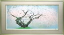 中島千波『夢殿の枝垂桜 1』リトグラフ 版画 本人 鉛筆 サイン250部限定 大日本絵画保証書付