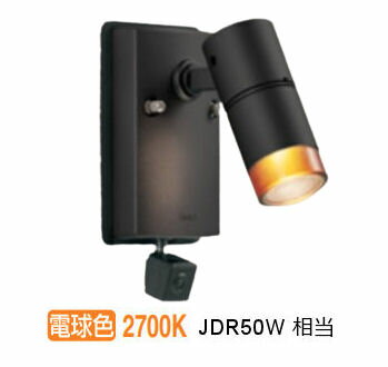 オーデリック 人検知カメラ付エクステリアスポットライト OG264225R 電球色 工事必要