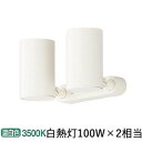 パナソニック スポットライト 屋内用 100形X2相当 温白 LGS3300VLB1 工事必要