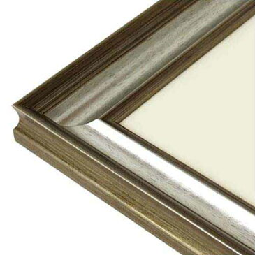 額縁 MRN-D5001-G B2(515×728mm) ポスターフレーム AB版用紙サイズ シルバー(UVカットアクリル) 木製