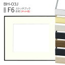 スケッチブック用額縁:BH-03J F6 (マット付-マット外寸:458×550/窓:298×390) アルミ製