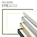 スケッチブック用額縁:SH-202N F6 (マット付-マット外寸:458×550/窓:298×390) アルミ製