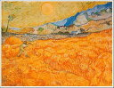 手描き 油絵 複製画 模写 フィンセント・ファン・ゴッホ「収穫」 F20(72.7×60.6cm)●プレゼント・ギフト・風水にも人気な名画の絵画(油絵複製画)オ...