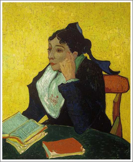 手描き 油絵 複製画 模写 フィンセント・ファン・ゴッホ「アルルの女 (ジヌー夫人)」 F20(72.7×60.6cm)サイズ 額付き 送料無料