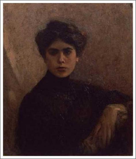 手描き 油絵 複製画 模写 藤島武二「イタリア婦人像」 F20(72.7×60.6cm)サイズ 額付き 送料無料