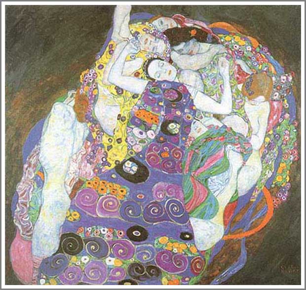 手描き 油絵 模写 複製画 グスタフ・クリムト「The Virgin(処女)」 F15(65.2×53.0cm)サイズ プレゼント ギフト 贈り物 名画 オーダ...