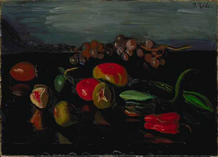 手描き 油絵 複製画 模写 小出楢重「蔬菜静物」 F20(72.7×60.6cm)サイズ 額付き 送料無料