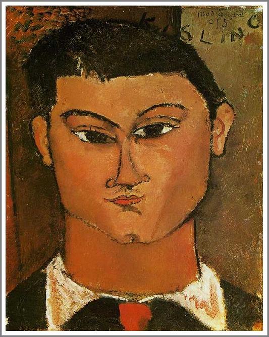 手描き 油絵 模写 複製画 アメデオ・モディリアーニ「モイズ・キスリングの肖像」 F12(60.6×50.0cm)サイズ 額付き 送料無料