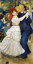 手描き 油絵 模写 複製画 ルノアール（ルノワール）「ブージヴァルのダンス」 F15(65.2×53.0cm)サイズ プレゼント ギフト 贈り物 名画 オーダーメイド 額付き