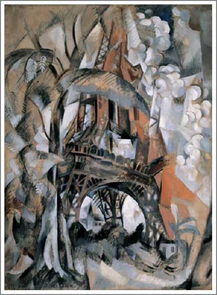 手描き 油絵 模写 複製画 ロベール・ドローネ「エッフェル塔と樹木」 F15(65.2×53.0cm)サイズ プレゼント ギフト 贈り物 名画 オーダーメイド ...