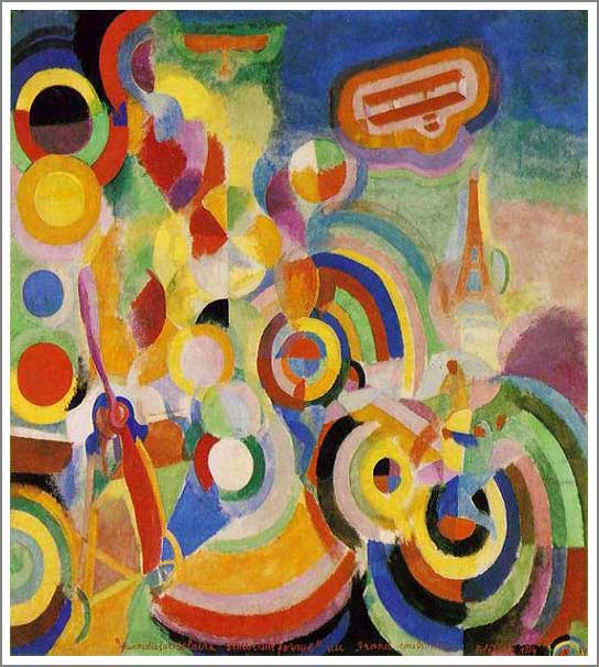 手描き 油絵 模写 複製画 ロベール・ドローネ「ブレリオへ捧ぐ」 F15(65.2×53.0cm)サイズ プレゼント ギフト 贈り物 名画 オーダーメイド 額付...