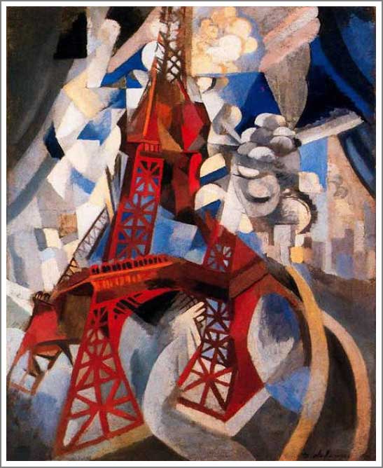 手描き 油絵 模写 複製画 ロベール・ドローネ「エッフェル塔(2)」 F15(65.2×53.0cm)サイズ プレゼント ギフト 贈り物 名画 オーダーメイド ...