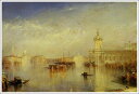 手描き 油絵 模写 複製画 ウィリアム・ターナー「ヴェネチア、税関舎とサン・ジョルジョ・マジョーレ 」 F15(65.2×53.0cm)サイズ プレゼント ギフ...