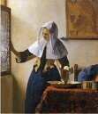 手描き 油絵 複製画 模写 ヨハネス・フェルメール「窓辺で水差しを持つ女」 F20(72.7×60.6cm)サイズ 額付き 送料無料