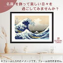 葛飾北斎 富嶽三十六景 神奈川沖浪裏 浮世絵 A2 サイズ【 日本製 返金保証有 】 アート ポスター アートポスター アートパネル インテリア おしゃれ 絵画 絵 名画 風景画 風景 雑貨 ヴィンテージ レトロ 玄関 リビング 飾る 壁掛け 日本画