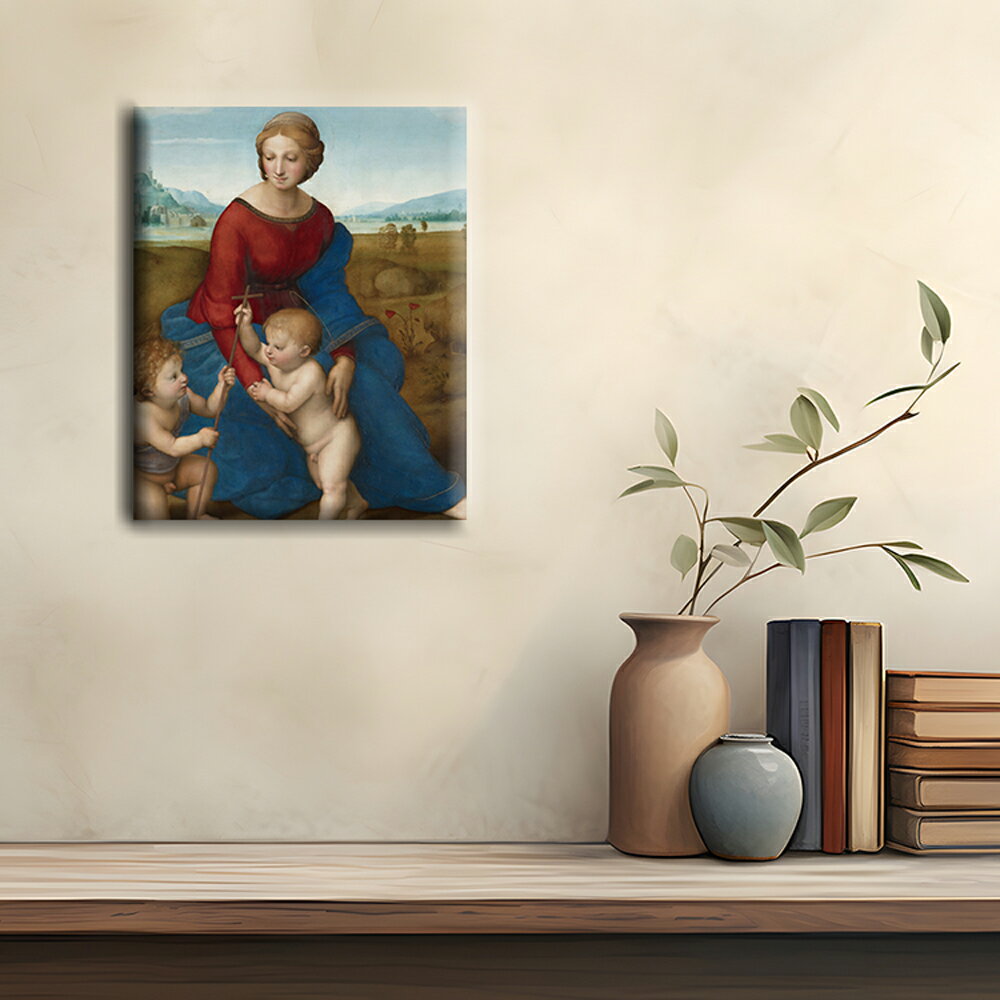 【ベルヴェデーレの聖母】 世界の名画 日本国内で印刷製造 高画質 高級感 すぐに飾れます