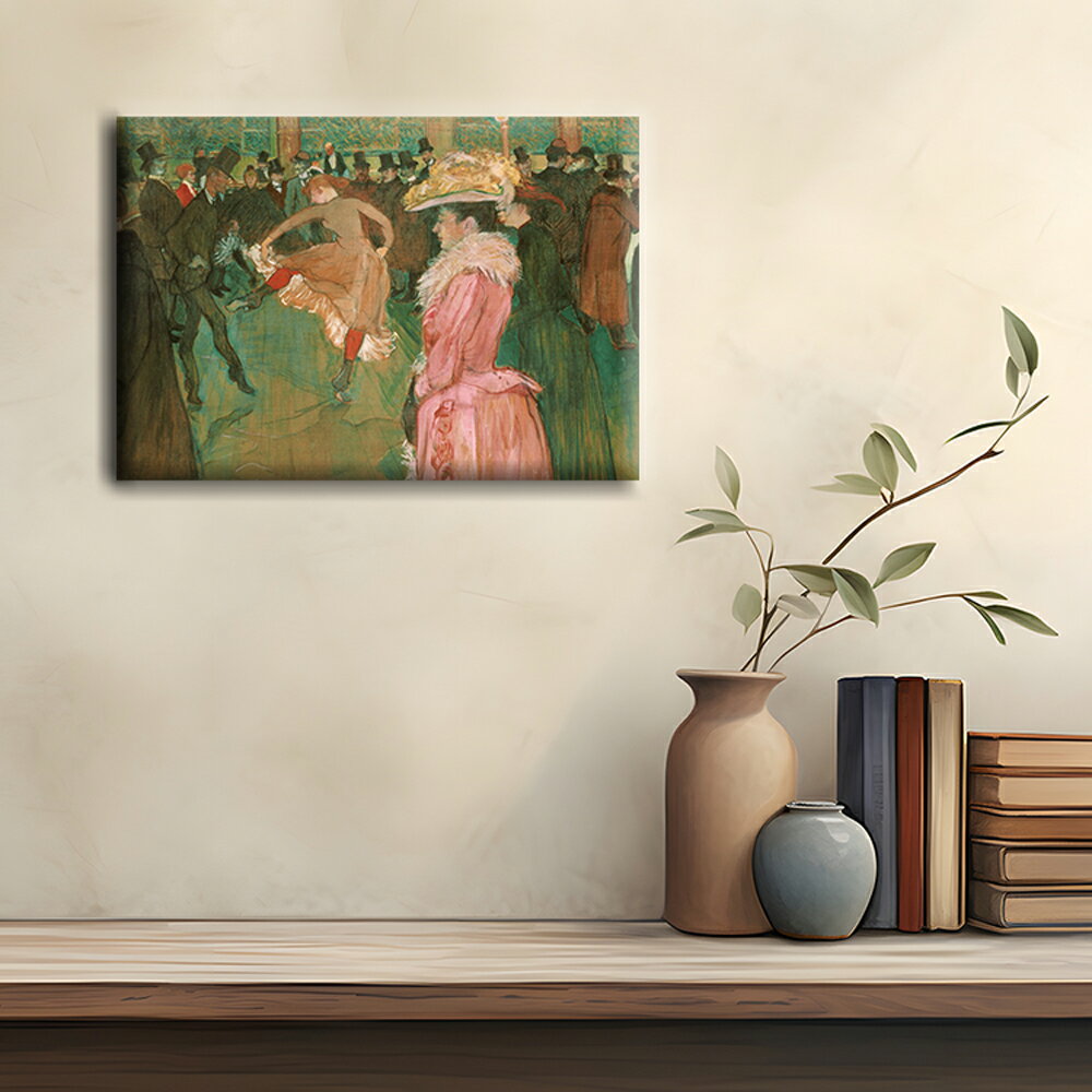 【ムーランルージュにてダンス】 世界の名画 日本国内で印刷製造 高画質 高級感 すぐに飾れます
