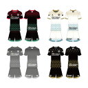 フットクラウン プラシャツ 上下セット ヴィンテージエンサントデザイン サッカー フットサル ウェア 半袖 長袖 ジュニア メンズ 大きいサイズ