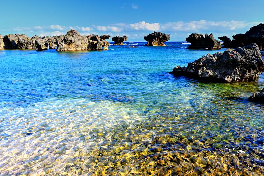 風景写真ポスター 沖永良部島 ウジジ浜 07 インテリア アートポスター 写真 グラフィック ウォールデコ 模様替え 雰囲気作り 風水 リビング ダイニング オフィス ホール Okrb-06-A