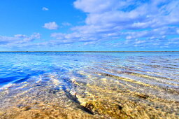 風景写真ポスター 沖永良部島 ビーチロック 04 インテリア アートポスター 写真 グラフィック ウォールデコ 模様替え 雰囲気作り 風水 リビング ダイニング オフィス ホール Okrb-19-A