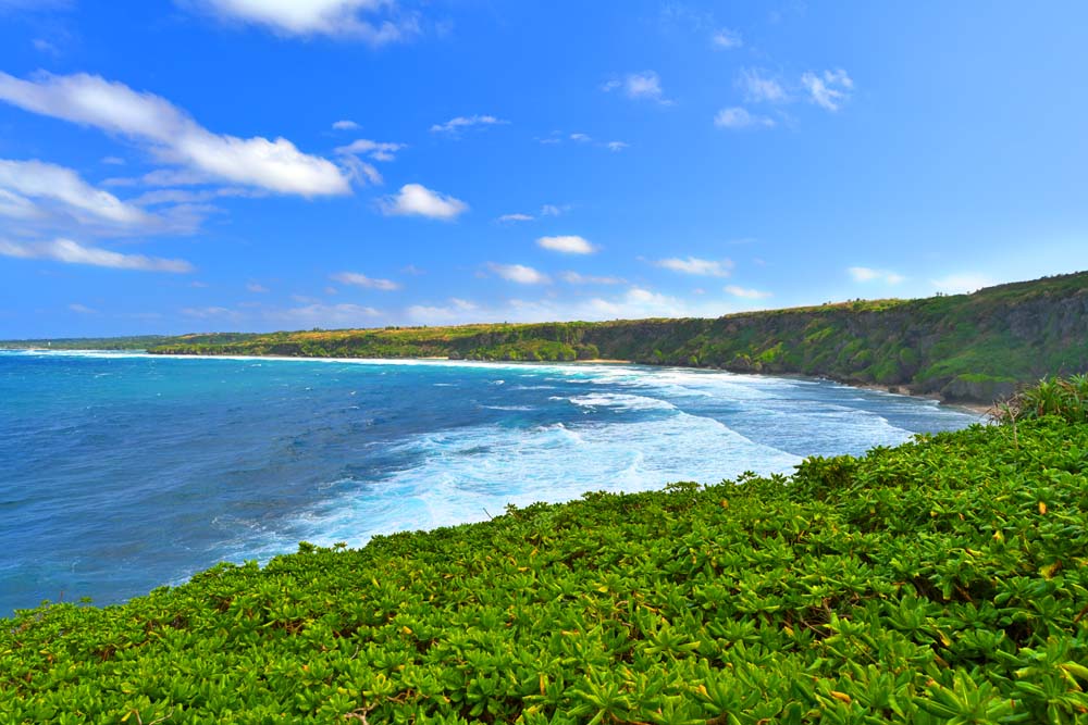 風景写真ポスター 沖永良部島 田皆岬 （たみなみさき） 01 インテリア アートポスター プレゼント ギフト お祝い 結婚 新居 出産 誕生日 入学 卒業 成人 就職 開店 開業 記念日 Okrb-56-A