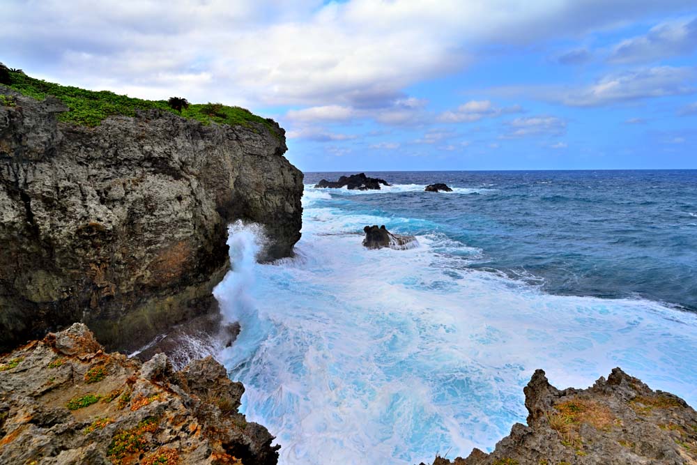 風景写真ポスター 沖永良部島 田皆岬 （たみなみさき） 12 インテリア アートポスター グラフィック ウォールデコ 模様替え 雰囲気作り 風水 オフィス リビング ダイニング 玄関 Okrb-62-A