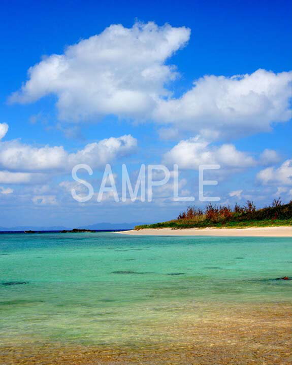 沖縄 波照間島の海 11 4切 風景写真 4-234