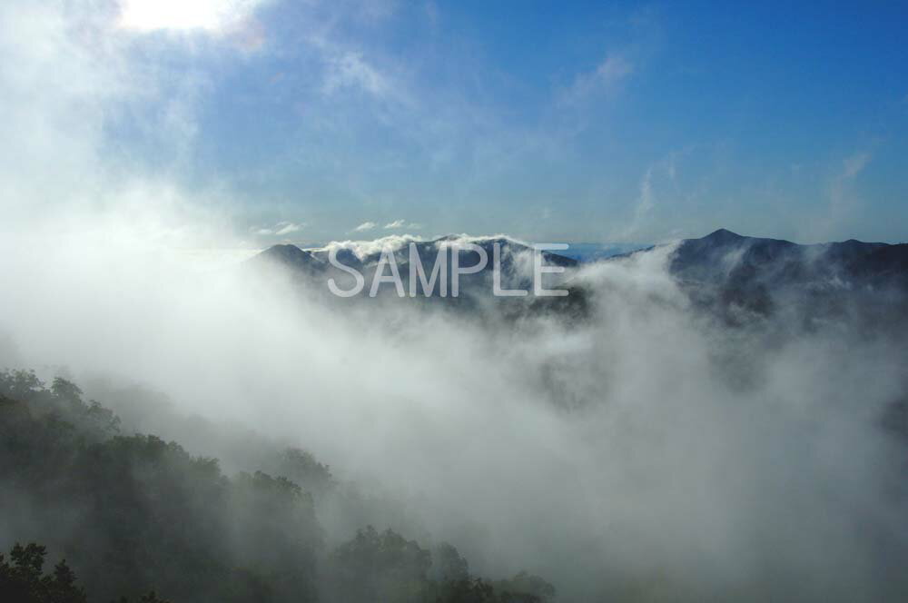 風景写真ポスター 北海道 トマムの山に広がる神秘の世界 ー 美しき雲海 プレゼント ギフト お祝い 結婚 新築 誕生日 記念日 年祝い osp-288