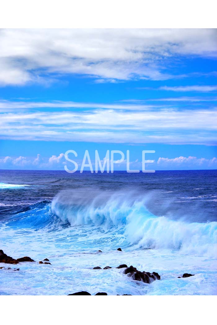 風景写真ポスター 世界遺産 イースター島 エメラルドグリーンの海 01 プレゼント ギフト お祝い 結婚 新築 出産 成人式 誕生日 年祝い 記念日 psest...