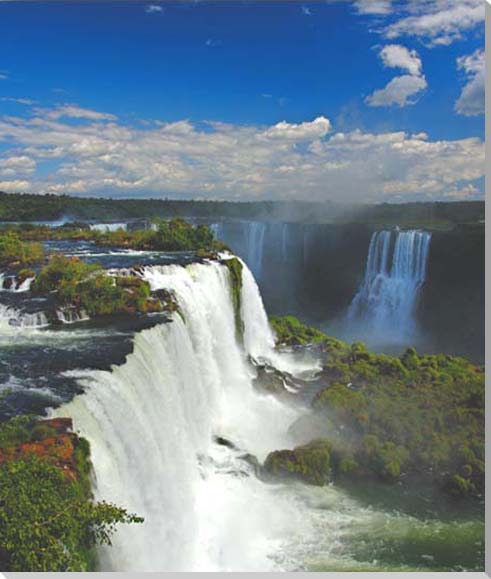 風景写真パネル 世界遺産 イグアスの滝 11 アートパネル インテリア 壁飾り 壁掛け 額要らず 模様替え 雰囲気作り 玄関 リビング オフィス ロビー プレゼ...