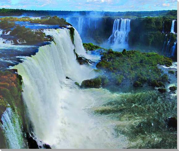 風景写真パネル 世界遺産 イグアスの滝 13 三大瀑布 大迫力 ブラジル アルゼンチン インテリア アートパネル ウォールデコ ディスプレイ パネル 写真 壁飾り 壁掛け 額要らず 模様替え 雰囲気作り 風水 旅の思い出 玄関 リビング オフィス IGA-13-F6