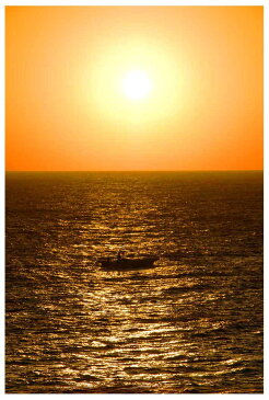 ポストカード 北大東島の海5/夕日 沖縄 風景写真 どれでも5枚で【送料無料】PSC-38 絵はがき 絵葉書 クリスマスカード 暑中見舞い 寒中見舞いグリーティングカード 年賀ハガキ 年賀状などにどうぞ。【RCP】