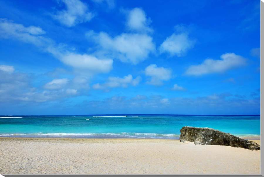 風景写真パネル 沖縄 波照間島 ハテルマブルーの海 ニシ浜 壁飾り 壁掛け 額要らず 模様替え 雰囲気作り 新築 リフォーム オフィス リビング 玄関 ロビー ...