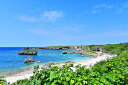 風景写真ポスター 沖縄 宮古列島 下地島 中の島ビーチ 03 インテリア 壁掛け 壁飾り 模様替え 雰囲気作り 風水 リビング ダイニング オフィス 玄関 Myk-16-A