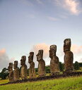 風景写真パネル 世界遺産 イースター島 アフ・アキヴィ モアイ アートパネル インテリア パネル 写真 ウォールデコ グラフィック 壁掛け 壁飾り 額要らず 模...