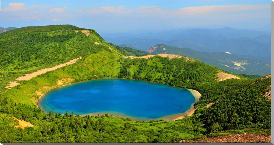 風景写真パネル 福島 吾妻連峰 一切経山 (いっさいきょうざん) 魔女の瞳 インテリア アートパネル パネル 写真 グラフィックアート ウォールデコ 壁掛け 壁...