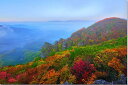 風景写真パネル 福島 伊達市 朝日あたる紅葉の霊山と雲海の彼方の吾妻安達太良 大自然 解放感 霊山 安達太良 パネル 写真 インテリア 壁飾り 壁掛け 額要らず...