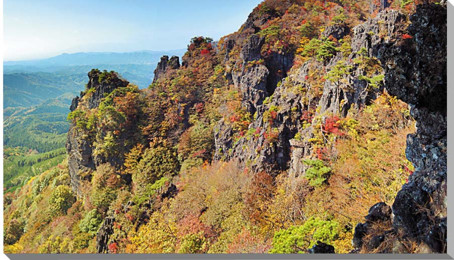 風景写真パネル 福島 紅葉の霊山（りょうぜん） インテリア ウォールデコ アートパネル ディスプレイ パネル 写真 プレゼント ギフト お祝い 結婚祝い 新築祝い 引っ越し祝い 誕生日祝い 母の日 父の日 記念日 旅の思い出 FUK-051-10058