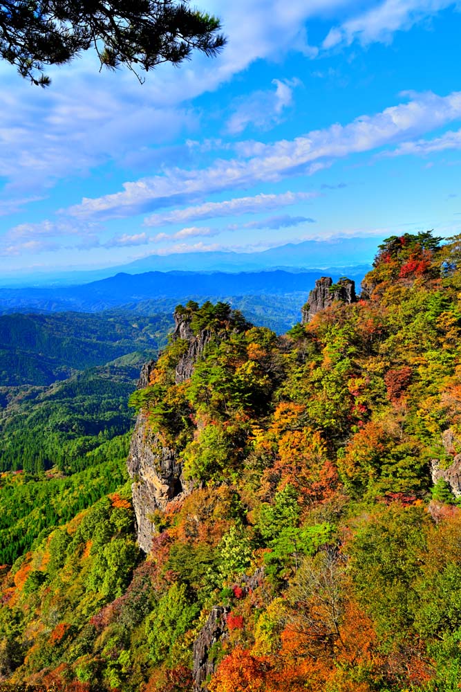 風景写真ポスター 福島 雲と霊山 （りょうぜん） 07 国司沢岩から撮影 アートパネル グラフィック ボタニカルアート インテリア ウォールデコ FUK-031-A