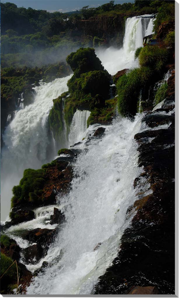 風景写真パネル 世界遺産 イグアスの滝 33 ブラジル アルゼンチン 三大瀑布 大迫力 アートパネル インテリア ウォールデコ ディスプレイ パネル 写真 壁飾り 壁掛け 額要らず 模様替え 雰囲気作り 風水 旅の思い出 玄関 リビング オフィス IGA-33-7343