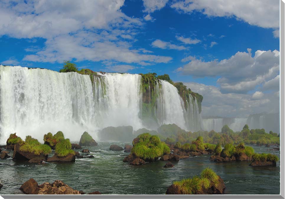 風景写真パネル 世界遺産 イグアスの滝 26 大迫力 三大瀑布 アルゼンチン ブラジル インテリア アートパネル ウォールデコ ディスプレイ パネル 写真 壁飾り 壁掛け 額要らず 模様替え 雰囲気作り 風水 旅の思い出 玄関 リビング オフィス IGA-26-M12