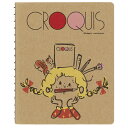 【公式】 スケッチブックの日限定品 おしゃれでかわいい ミニチュア クロッキーブック 赤版 クリームクロッキー紙 SMINI3SB-25 マルマン [ゆうパケッ...